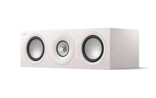 KEF Q6 Meta パッシブセンター/LCR HiFiスピーカー サテンホワイト | 音楽 | テレビ & ホームシネマ | ゲーム | 3ウェイクローズドボックス | 4インチ Uni-Q ドライバー マット付き | デュアル 6.5インチ LF ド