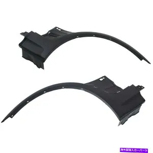 trim panel 2つのフェンダーフレアモールディングトリムホイールオープニングモールディングフロントBMW x5ペアの新しいセット New Set of 2 Fender Flares Moulding Trim Wheel Opening Molding Front BMW X5 Pair【並