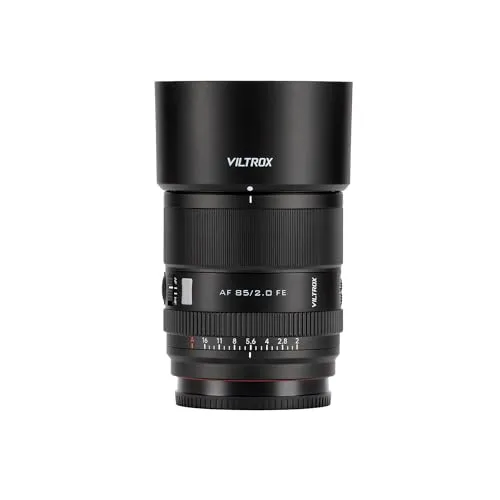 VILTROX AF 85mm F2 EVO FE レンズ フルサイズ Sony Eマウント用 大口径f/2.0 中望遠単焦点レンズ, ソニー αカメラ α7C II α7RV α7CR α7Ⅳ α7RⅣ ZV-E10 など Eマウント ミラーレスカメラ用
