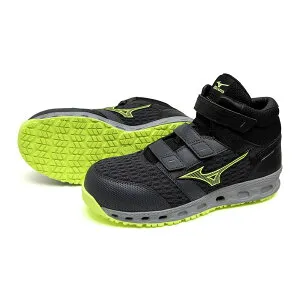 【1000円OFFクーポン有】ミズノ 安全靴 ALMIGHTY VH 21H F1GA2409 (オールマイティVH 21H) ハイカット ワーキングシューズメンズ スニーカー 仕事用安全靴かっこいいワークシューズ 送料無料 軽い 軽量