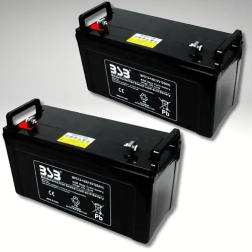 G&Yu 電動車バッテリー BPC12-120 AGMタイプ ディープサイクル サイクルサービス 業務用 EV・UPS用 【２個セット】