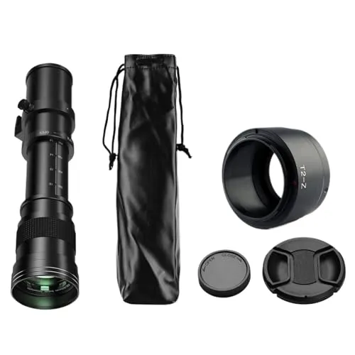 互換性がありますCanon RFマウント 420-800mm F8.3 マニュアル望遠ズームレンズ R R3 R5 R6 R10 R100 Z5 Z9 Z30用 対応(For Z mount 1)