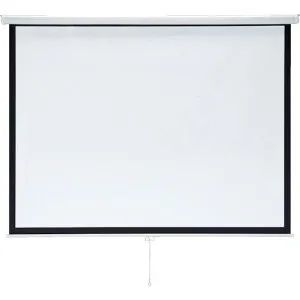 ■SANWA プロジェクタースクリーン 吊り下げ式〔品番:PRSTS103〕【8641894:0】[送料別途見積り][法人・事業所限定][外直送][店頭受取不可]