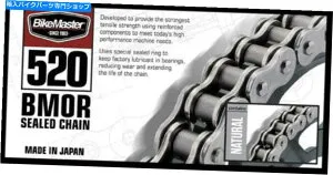 クロームパーツ Bikemaster 520 BMORポーン120ブラック/クローム520 BMOR - 120 / BC 19-7243-オリジナルのタイトルを表示 BikeMaster 520 BMOR チェーン 120 ブラック/クローム 520 BMOR - 120/BC 19-7243- show original title