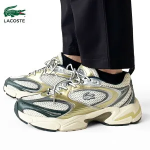 【超限定！ポイント10倍+3000円クーポン！】【SALE】ラコステ スニーカー メンズ LACOSTE STORM 96 2K 224 2 SMA 48SMA0071 カジュアル ランニング シューズ スポーツ ローカット 靴 メッシュ 白 オフホワ