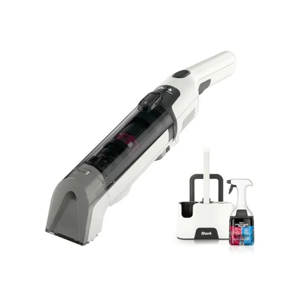 シャーク 掃除機 Shark StainForce コードレスシミ取りクリーナー HX100J カーペット・ラグ・布製品用 専用剤付き Shark HX100JWH ホワイト