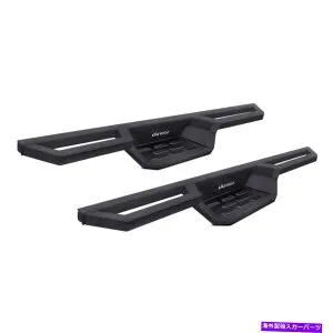 Nerf Bar Ford F-150 15-22 APG 6 STドロップスタイルのキャブの長い長方形のnerfバー For Ford F-150 15-22 APG 6 ST Drop Style Cab Length Black Rectangular Nerf Bars【並行輸入品】