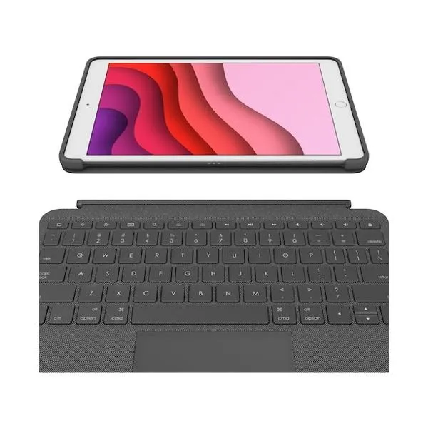 ロジクール COMBO TOUCH for iPad 第7世代用 トラックパッド付キーボードケース ロジクール IK1057BKA オフィス 住設用品 OA用品 マウス 代引不可