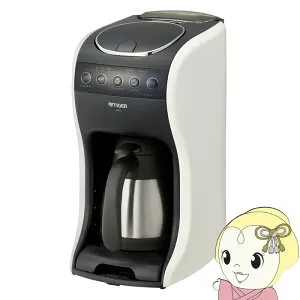 【4/25限定クーポン発行】タイガー コーヒーメーカー ACT-E040-WM クリームホワイト3WAY ドリップ式 540ml 4 杯【/srm】