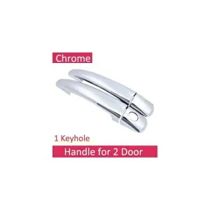 クローム ハンドル カバー トリム 適用: プジョー/PEUGEOT 207 207SW SW CC 2006～2014 ステッカー エステート 2007 2008 2009 2010 ハンドル 2ドア AL-NN-2340 AL Exterior parts for cars