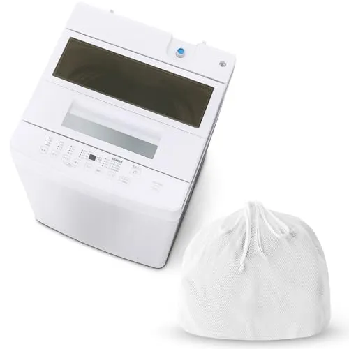 【洗濯ネット付き】アイリスオーヤマ 洗濯機 7.0kg ガチ落ち大水流洗浄 部屋干しモード 新生活 一人暮らし Hagash 洗濯ネット マチ付き 大きめサイズ ネット ITW-70A01-W ホワイト