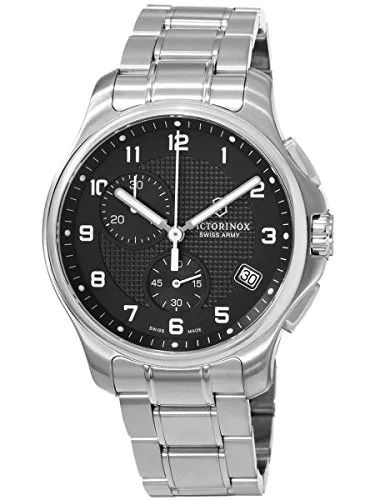 Swiss Army Classic Officer's Chronograph Quartz Steel Mens Watch 241592