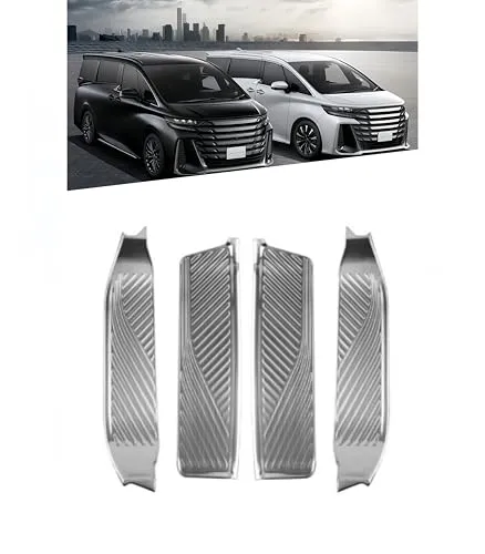 【kiAuto】新型アルファード40系 ヴェルファイア 40系 適用 2023~ 外装 ステップカバー ガーニッシュ サイド スカッフプレート ドアステップガード キズ防止 汚れ防止 メッキ FOR Alphard Vellfire 40系 専用 ステンレ