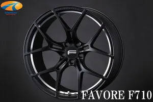 FAVORE ファボーレ F710 鍛造アルミホイール 1本19インチ 9.5J INSET+25 5穴 PCD112 ハブ径66.6Φ GRスープラ