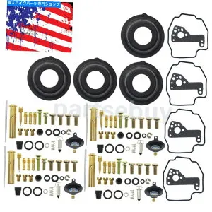 Carburetor Part 1985 1986 1988-2007 Yamaha VMX1200 V-Max USの4Xキャブレター修理再建キット 4x Carburetor Repair Rebuild Kit for 1985 1986 1988-2007 YAMAHA VMX1200 V-MAX US【並行輸入品】