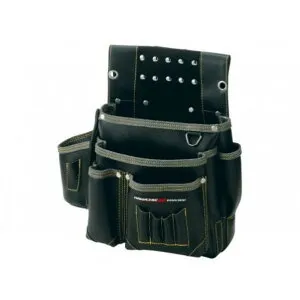 NEXUS 仮枠釘袋 墨ツボ差付 大 BK H345×W340×D140mm ブラック NX-802B 1個