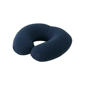 【5個セット】 マーナ marna fuu ネックピロー 首枕/ネイビー 口を付けずに膨らませられる 旅行/飛行機/車 などに 首 枕 コンパクト エアー S490NV 高品質