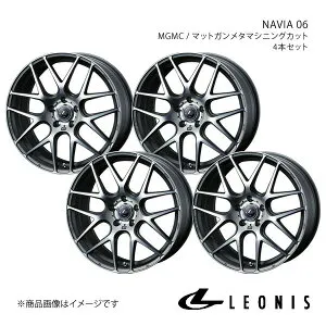 LEONIS/NAVIA 06 ランサーエボリューション10 CZ4A アルミホイール4本セット【18×8.0J 5-114.3 INSET42 MGMC】0037626