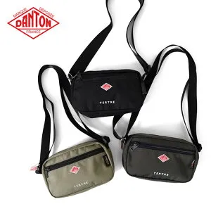 DANTON ダントン TERTRE テルトル コーデュラナイロン ショルダーポーチ 黒 ブラック