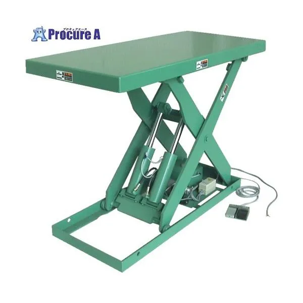 河原 標準リフトテーブル Kシリーズ ■▼457-6586 K-1008B (1TON タロウチャンシリーズ) 1台 ●YA509