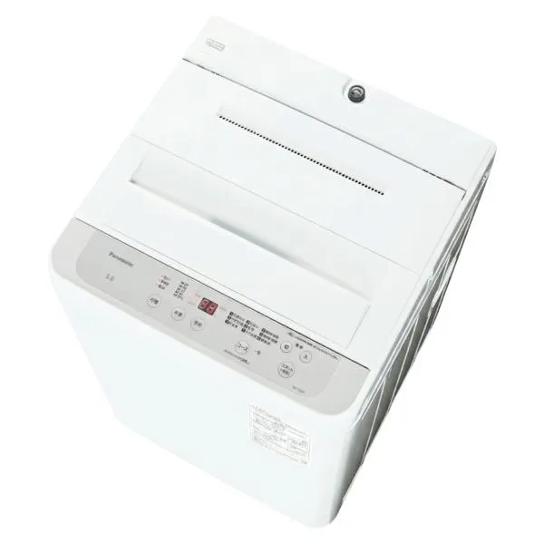 パナソニック 全自動洗濯機 5kg コンパクトボディ NA-F5B5-H ライトグレー