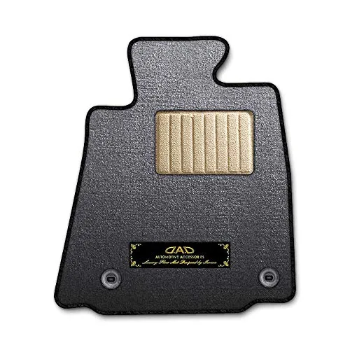 DAD ギャルソン D.A.D エグゼクティブ フロアマット MAZDA(マツダ)CAROL/CAROL eco キャロル/キャロルエコ 型式 : AA6PA/AA6RA/AC6P/AC6R 1台分 GARSON エレガントデザイングレー/オーバーロック(