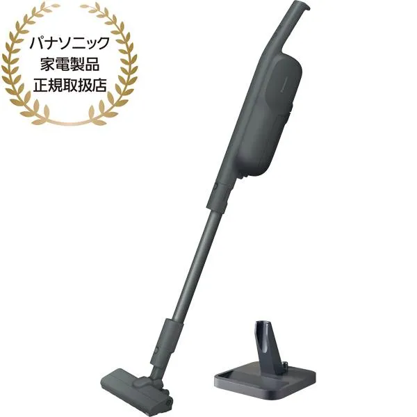 Panasonic パナソニック 「納期2026年1月末以降」●掃除機 紙パック式コードレススティック掃除機 MC-PB61J A ストーンブルー