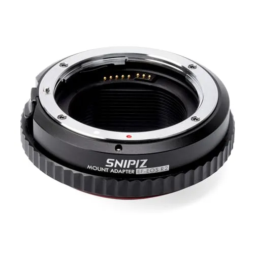 SNIPIZ EF-EOS R2 レンズマウントアダプター EF/EF-S レンズからRFマウントカメラ オートフォーカスレンズコンバーター Canon EF/EF-S レンズからEOS R、RP、R3、R5、R6、R6II、R7、R8、R10、R50、R