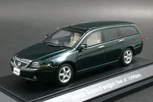 エブロ 1/43 ホンダ アコード ワゴン CM2 2002 バーモントグリーン パールEbbro 1:43 Honda Accord Wagon CM2 2002 Vermont Green Pearl