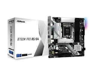 ASRock マザーボード B760M Pro RS/D4 Intel 第12世代 13世代 CPU ( LGA1700 )対応 B760チップセット DDR4 Micro ATX マザーボード 国内正規代理店品