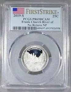 2019-S クラッド ワシントン クォーター - リバー・オブ・ノー・リターン NP - PCGS PR69DCAM - FS