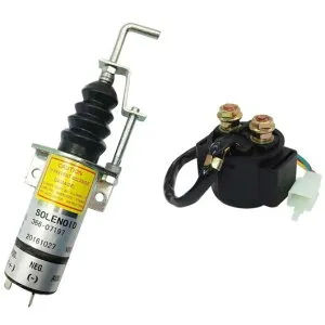 1502-12C7U2B2S1 SA-3405T 366-07197 2 ピン 12V ストップ ソレノイド バルブ カット オフ ソレノイド スターター ソレノイド リレー AL-JJ-3340 AL Car parts