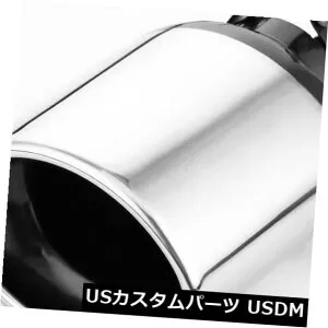マフラーカッター エキゾーストチップオーバルストレートカットの2.5 インレットクランプ6.61ロング304ステンレス鋼 2.5 Inlet Clamp on Exhaust Tip Oval Straight Cut 6.61 Long 304 Stainless Steel 【並行輸入品