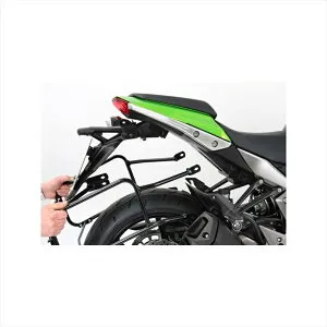 バイクパーツHEPCO&BECKER(ヘプコアンドベッカー) サイドキャリア Lock-it ブラック 6502514 00 014548664616398Ninja1000/Z1000SX 11-14