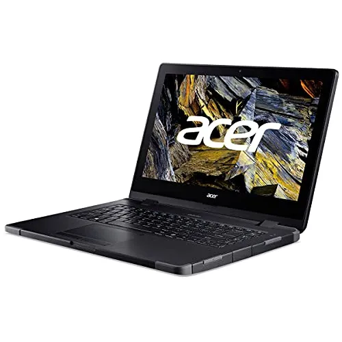 acer Enduro N3 EN314-51W-53RR 頑丈なノートパソコン 14インチ フルHD IPS、第10世代 Intel Core i5-10210U 8GB DDR4 256GB NVMe SSD Intel Wireless Wi-Fi