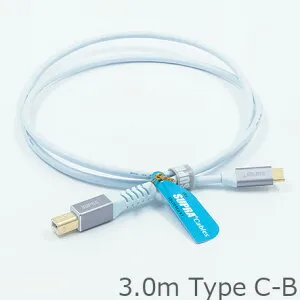 SAEC サエクコマース SUPRA USB 2.0 Type C-B 3.0m 高品質HIGH SPEED 対応USBケーブル