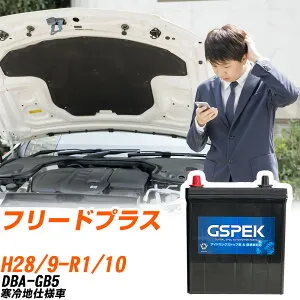 ホンダ フリードプラス GB5 H28/9-R1/10 寒冷地仕様車 バッテリー 車用 GSPEK Wシリーズ W-N65/PL 【H04006】