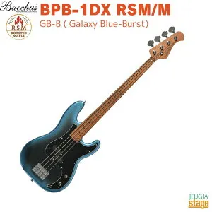 Bacchus BPB-1DX RSM/M GB-B (Galaxy Blue-Burst)Universe Seriesバッカス エレキベース ユニバースシリーズ ギャラクシーブルーバースト【Stage-Rakuten Bass】プレシジョンベース プレべ 青 黒 ブラック black 初心