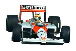 GP Replicas 1/12 ミニカー レジン プロポーションモデル 1988年モナコGPポールポジション マクラーレン McLAREN - F1 MP4/4 HONDA No.12 WORLD CHAMPION POLE POSITION MONACO GP (with pilot figure) 1988 AYRTON SENNA アイルトン