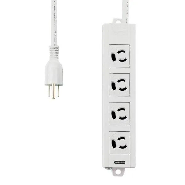 即日出荷 代引不可 電源タップ 4個口 10.0m マグネット付 抜け止めコンセント 3P-2P変換アダプタ付 EU RoHs指令準拠 エレコム T-ECOH34100NM