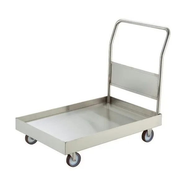 (送料別途)(直送品)TRUSCO ステンレス台車 オールSUS304 皿型台車 900X600 NU車輪 SSAR-2NU