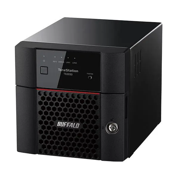 バッファロー TeraStation TS3230DNシリーズ 2ベイデスクトップNAS 2TB TS3230DN0202