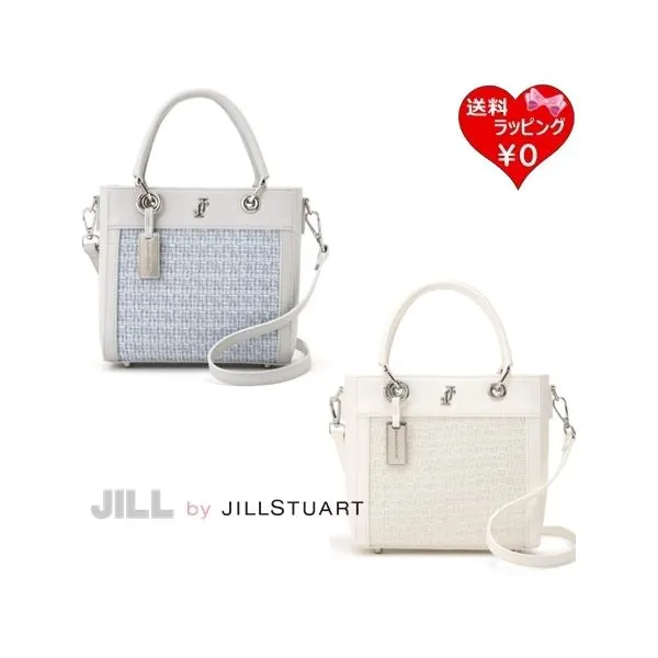 ジル バイ ジルスチュアート JILL by JILLSTUART ショルダーバッグ ハンドバッグ クロスJツイードトートバッグ 2way レディース