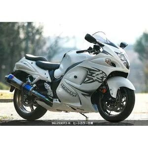 STRIKER STREET CONCEPT フルエキゾースト オーバル サイレンサー チタンヒートカラー 961253OTJ-H ストライカー マフラー本体 GSX1300R 隼