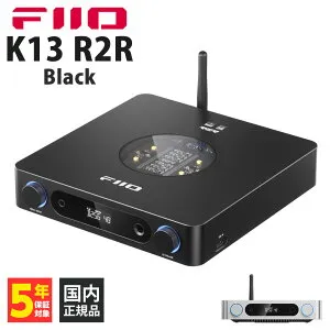 【4/25限定★抽選で最大100%ポイントバック！(要エントリー)】FIIO K13 R2R Black【FIO-K13R2R-B】ヘッドホンアンプ DACアンプ 据え置き DAC内蔵 バランス接続 Bluetooth LDAC ディスプレイ搭載 フィーオ