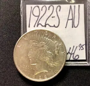 1922 S 平和ドル AU! ENNコイン