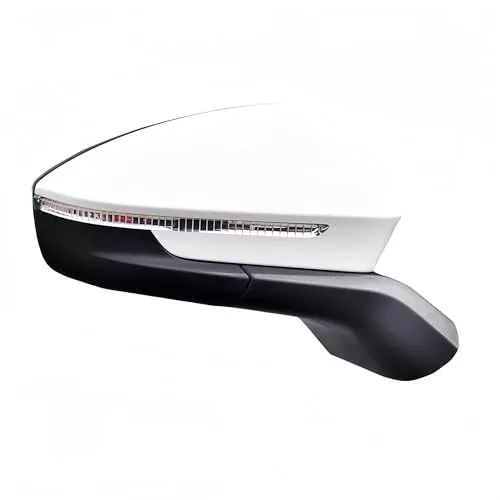 左右のバックミラー に適合する ID6 ID.6X CROZZ 2022-2024 リバースリアビューミラーアセンブリリフレクター死角カーアクセサリー(15pin right white)