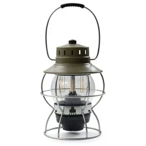 【4/24-27エントリーで全品5倍】 ベアボーンズ リビング(Barebones Living) 【国内正規品】レイルロードランタンLED 最大200ルーメン 充電式 オリーブドラブ 20230010048000