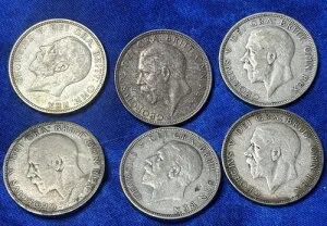 1930-1936年 イギリス 1フロリン (6個セット)-