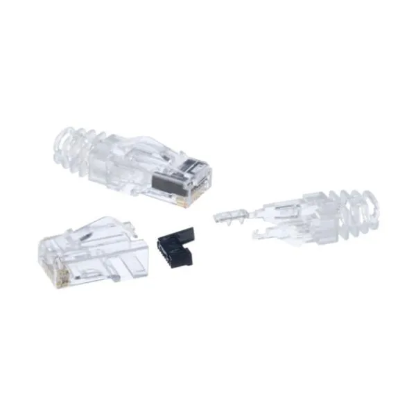 ＰＡＮＤＵＩＴ Ｃａｔ６モジュラープラグ 導体径：２３～２４ＡＷＧ 単線・撚線共用 ３ピース構造 １００個入り ＳＰ６８８Ｅ－Ｃ SP688E-C